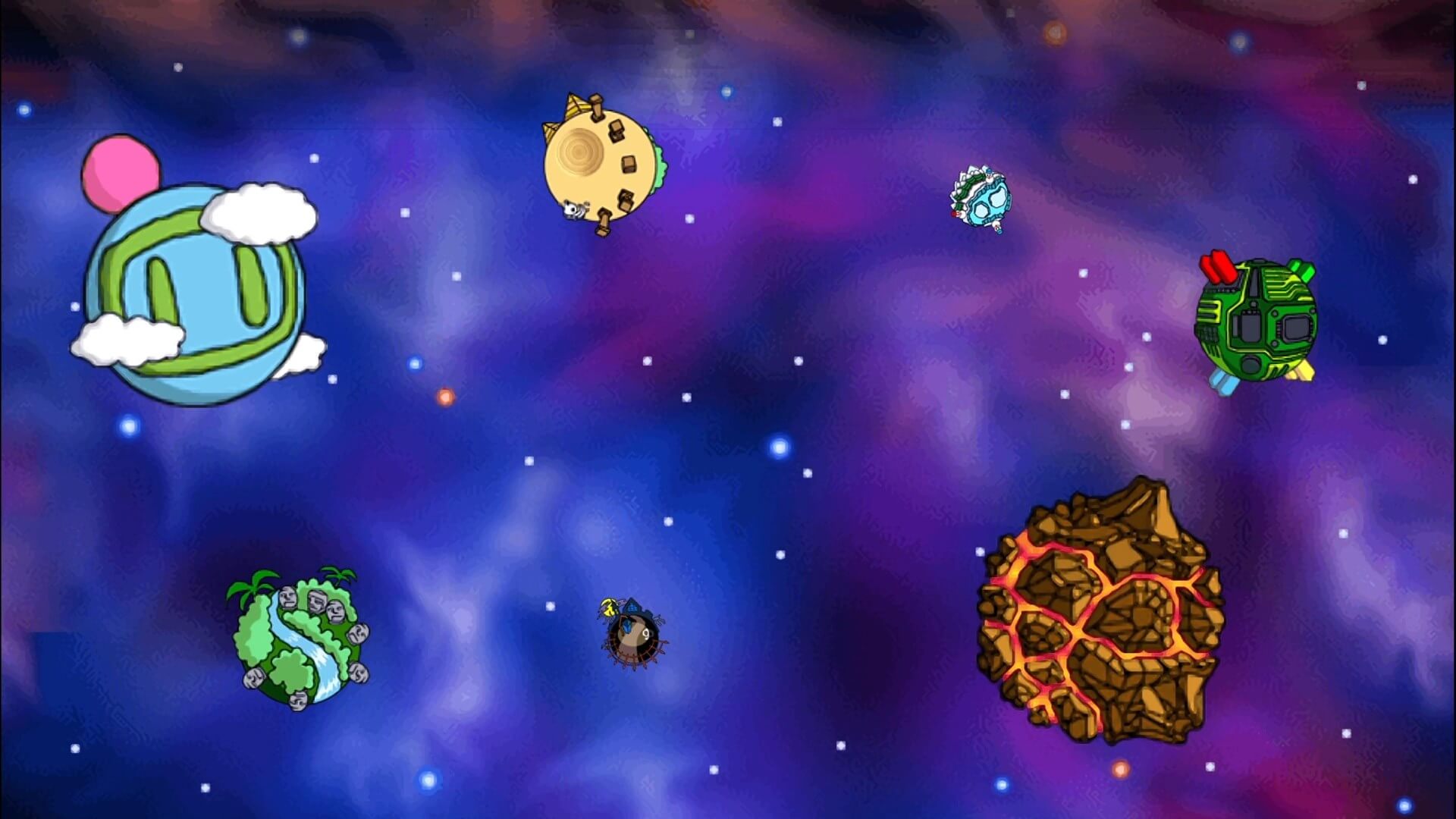 Bomberman Portable - геймплей игры на PlayStation Portable